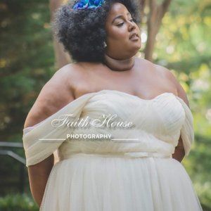 Plus Size Sweetheart Boho, Custom Wedding Dress